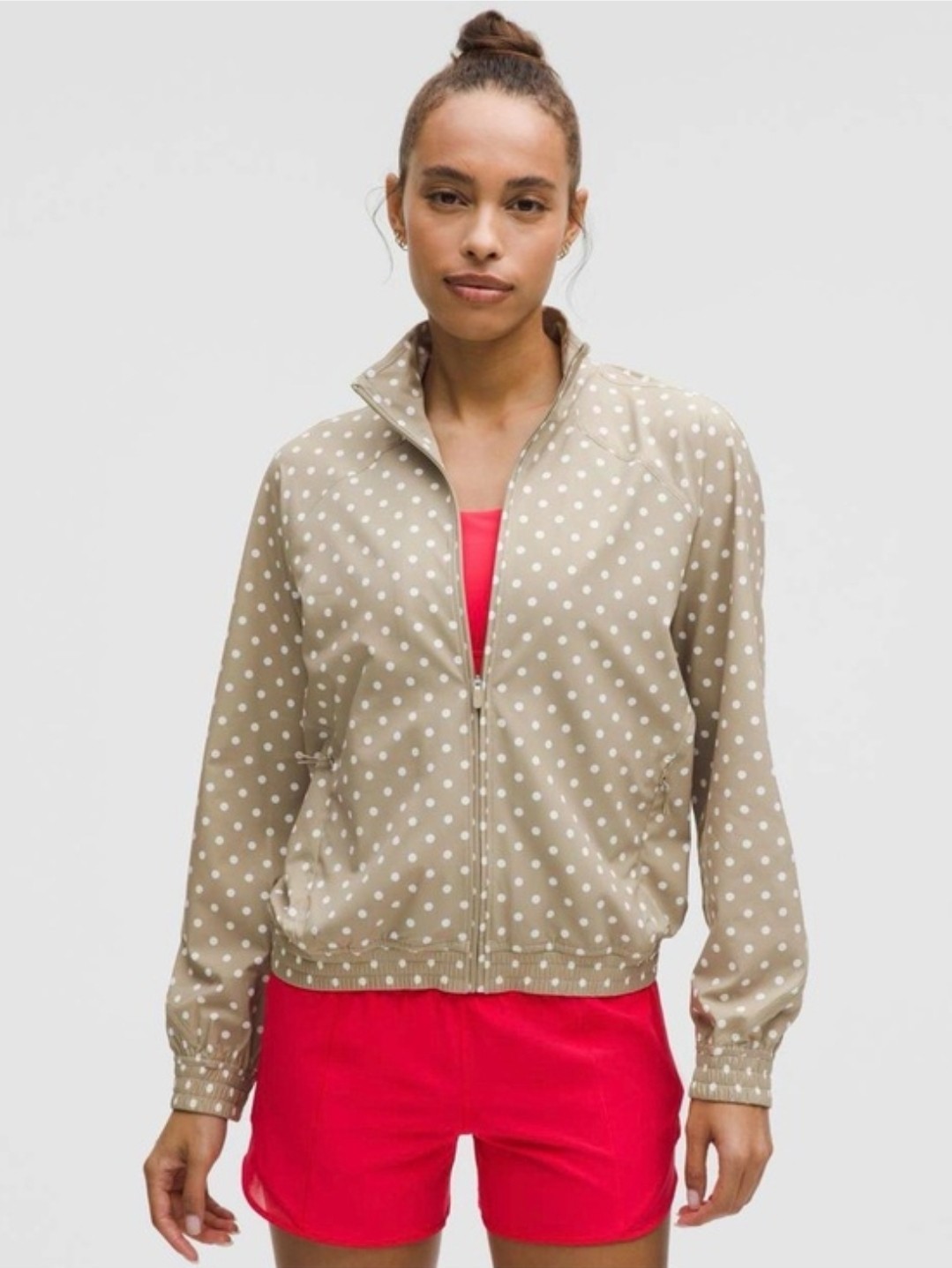 Lululemon Adapted State Track Jacket SPSO Size 8 Polka Dot W3IUDS Lululemon Adapted State Track Jacket SPSO Size 8 Polka Dot W3IUDS
