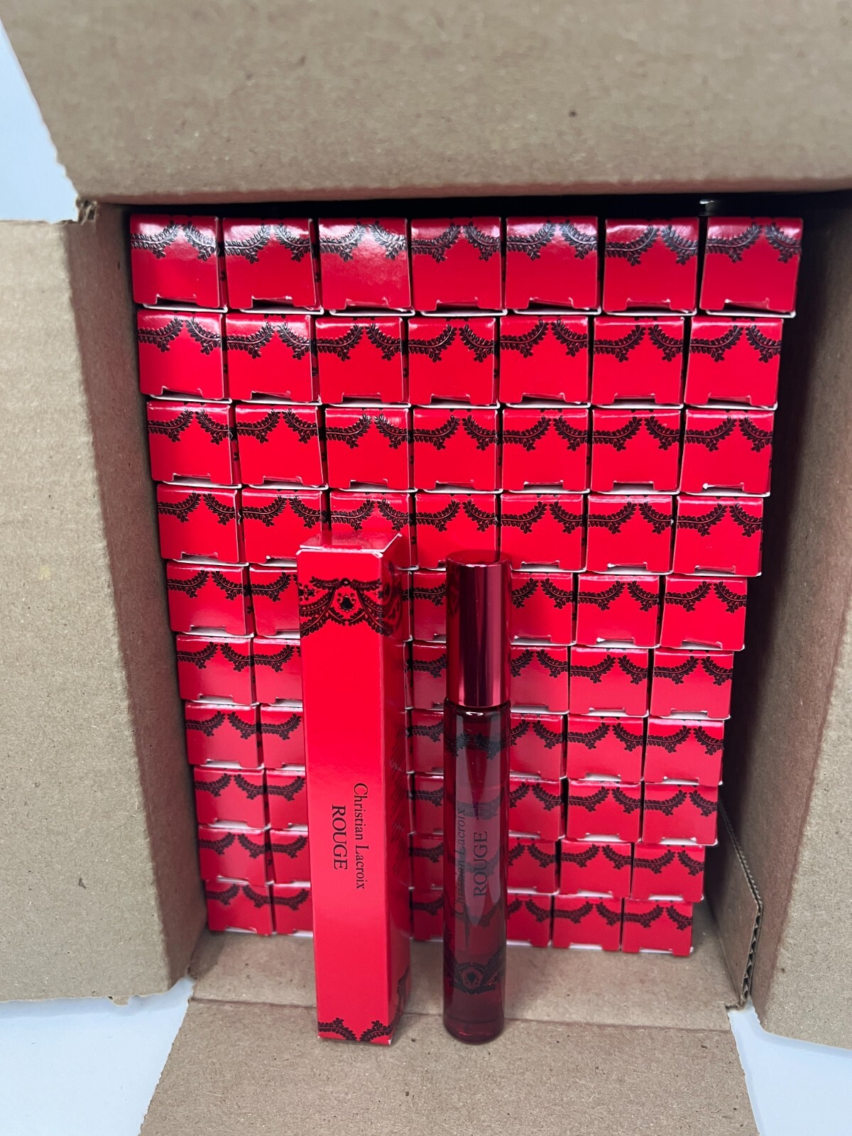 Wholesale bulk Womens Perfume 70 x Christian Lacroix Rouge Vintage Roll-On
