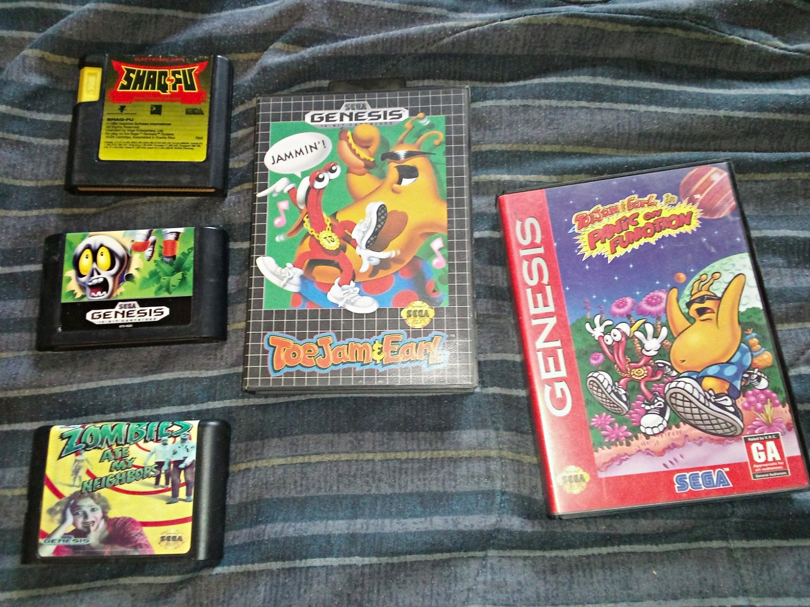 SEGA Genesis Video Game Lot - Action/Adventure Cartridges w/ Cases NTSC-U/C