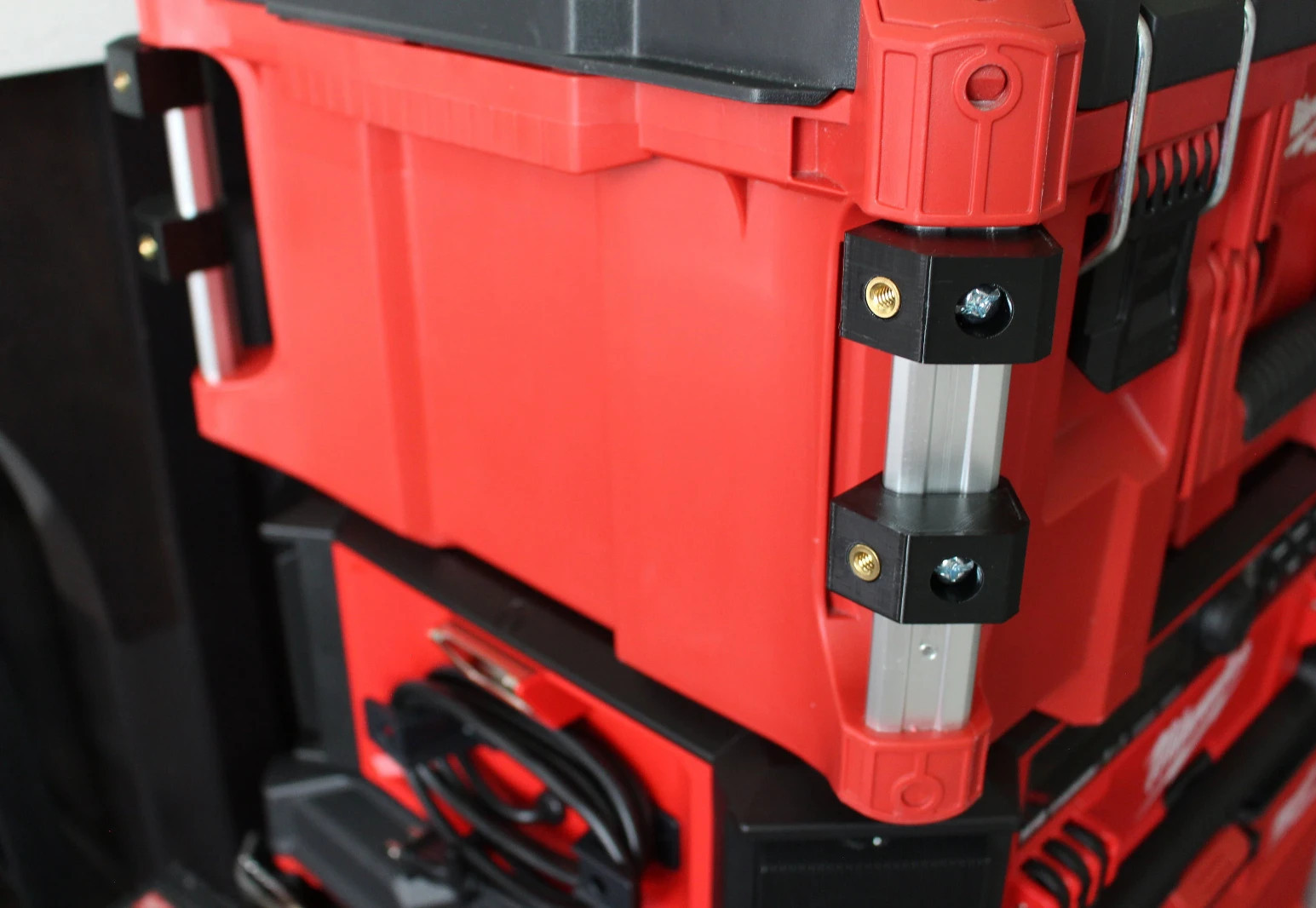 Side Mounts for Milwaukee Packout Toolbox (4-Pack) Side Mounts for Milwaukee Packout Toolbox (4-Pack)