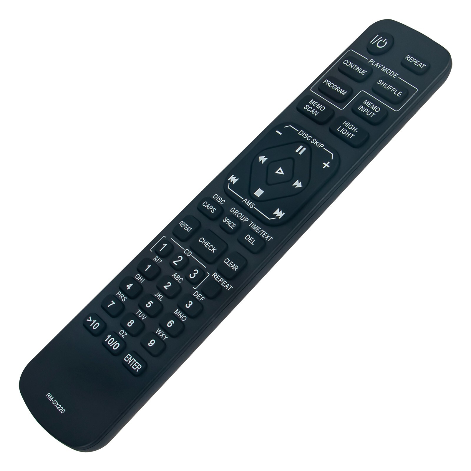 RM-DX220 Replace Remote for Sony Compact DVD Player CDP-CX230 CDP-CX220 CDPCX235