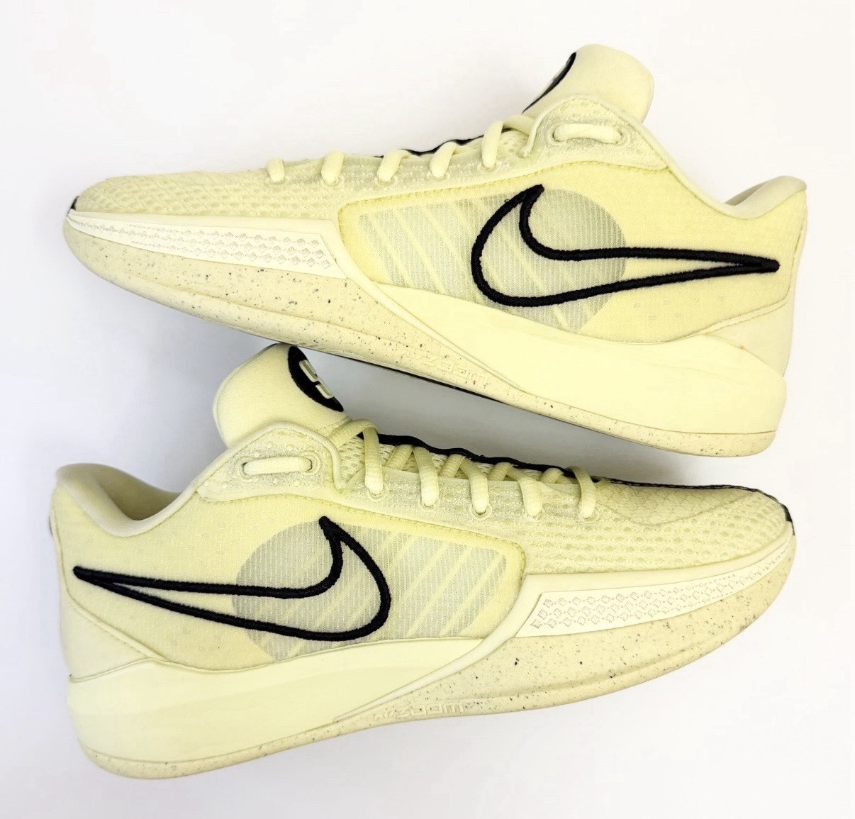 Nike Sabrina 1 Exclamation Lemon Chiffon Womens 8.5 Mens 7 Basketball FQ3381-303