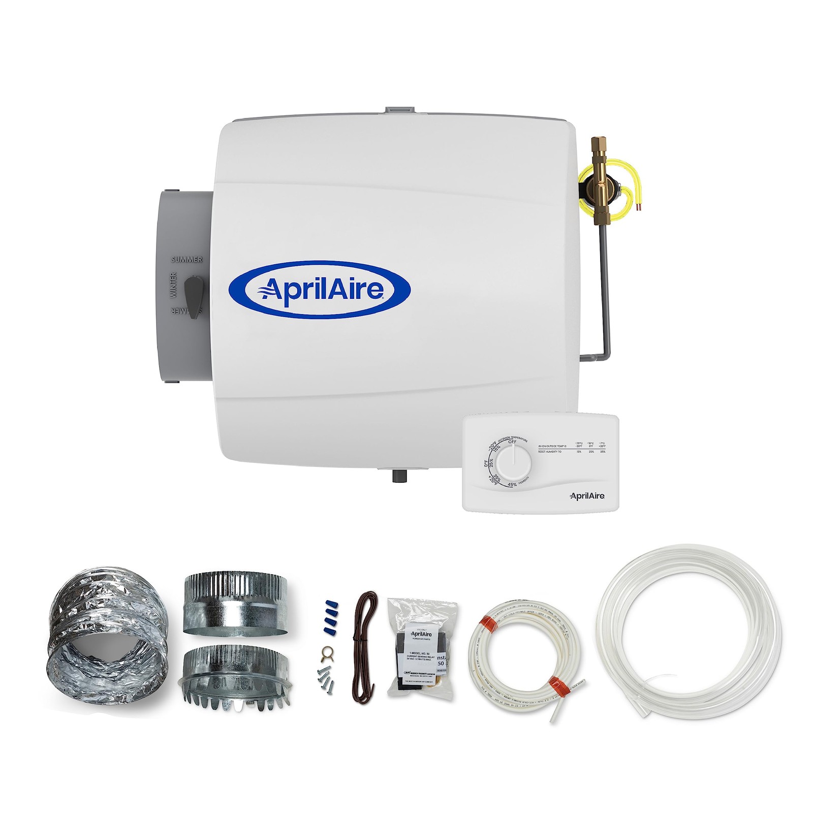 AprilAire 500M 12-gal. Whole-House Small Bypass 1200-3600 sq. ft., Gray