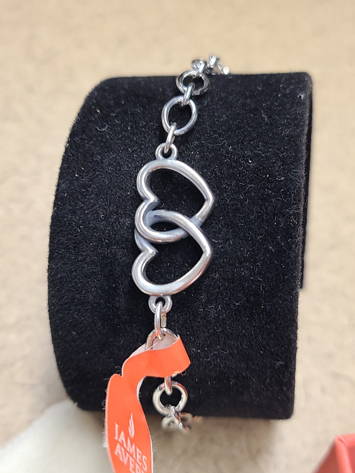 James Avery Double Heart Bracelet Medium