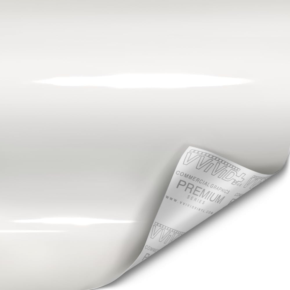 + Ultra Gloss Pearl White Vinyl Car Wrap 1ft x 5ft + Ultra Gloss Pearl White Vinyl Car Wrap 1ft x 5ft
