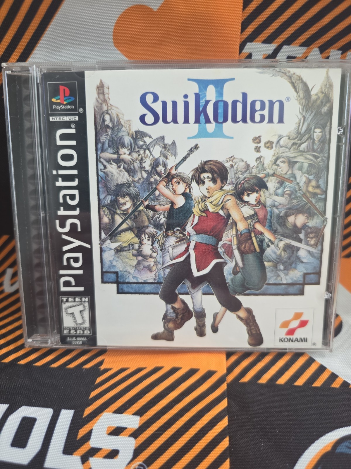 Suikoden II (Sony PlayStation 1, 1999) - With Manual - Black Label 