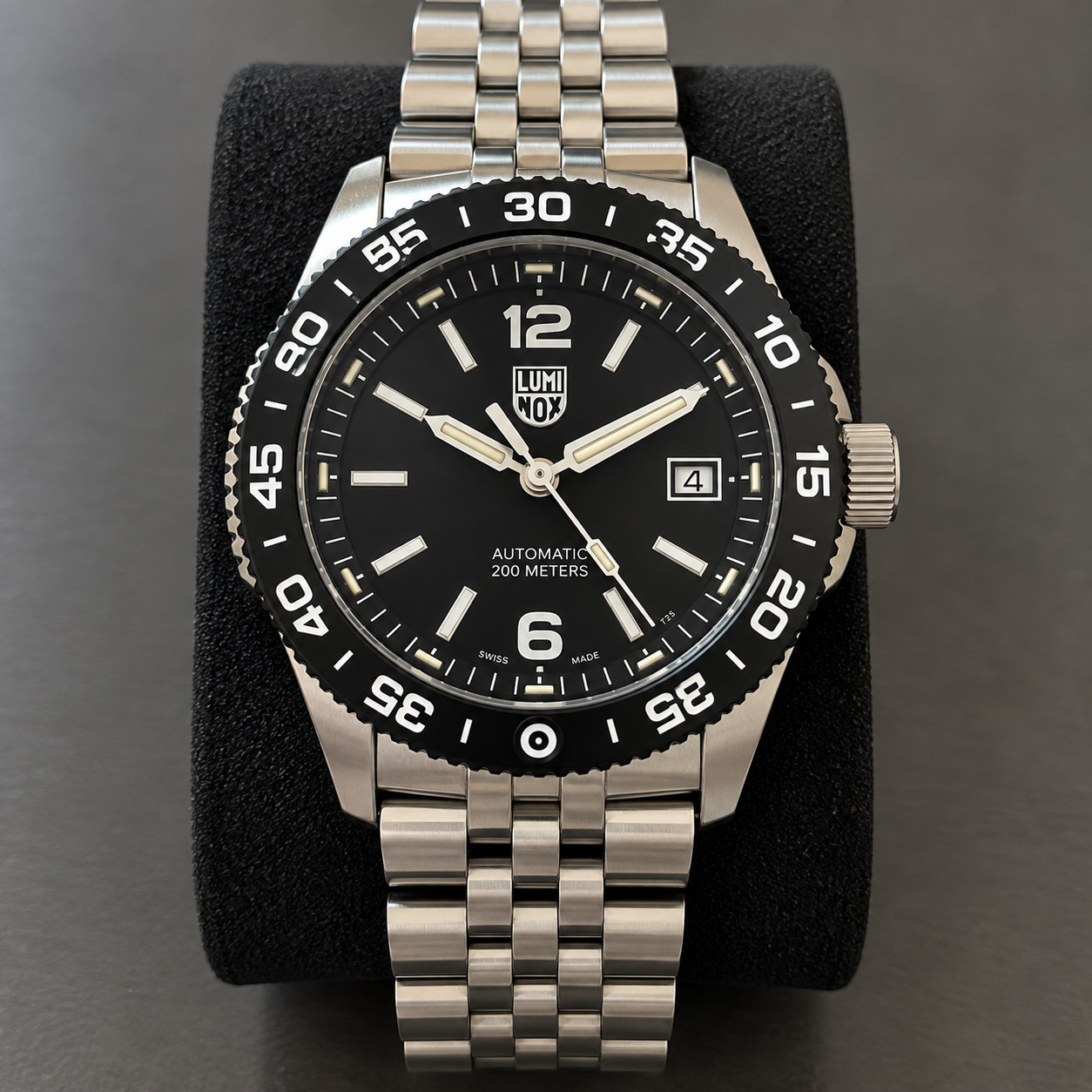 Luminox, Atacama Field, Automatic, XL.1902, 44mm, Men's, Stainless Steel, Black.