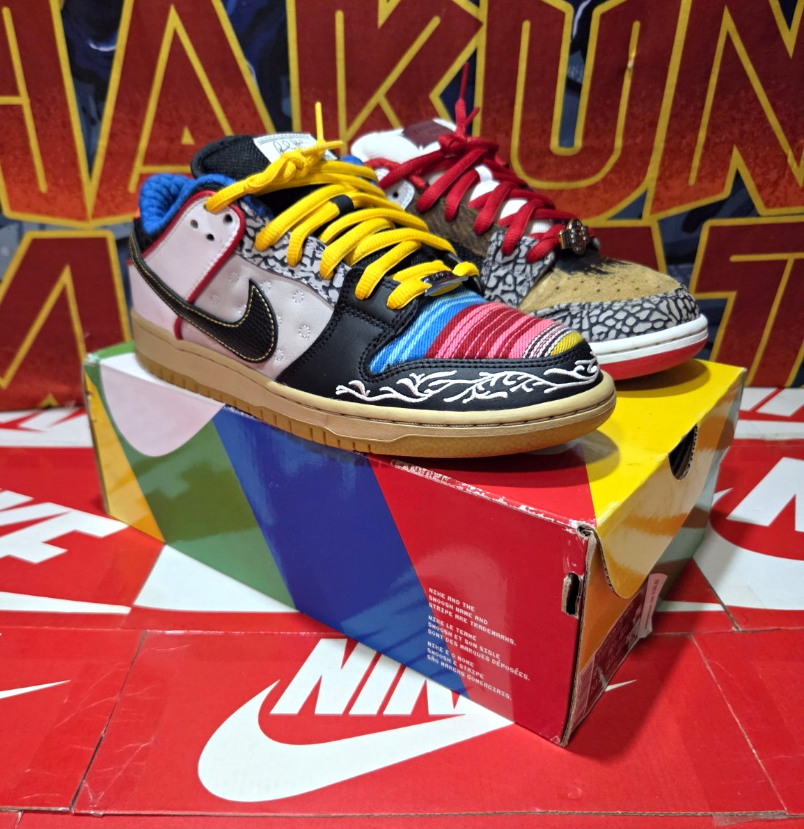 2021 Nike Dunk Low SB \'What The Paul\' Mens sz. 9 (CZ2239 600)