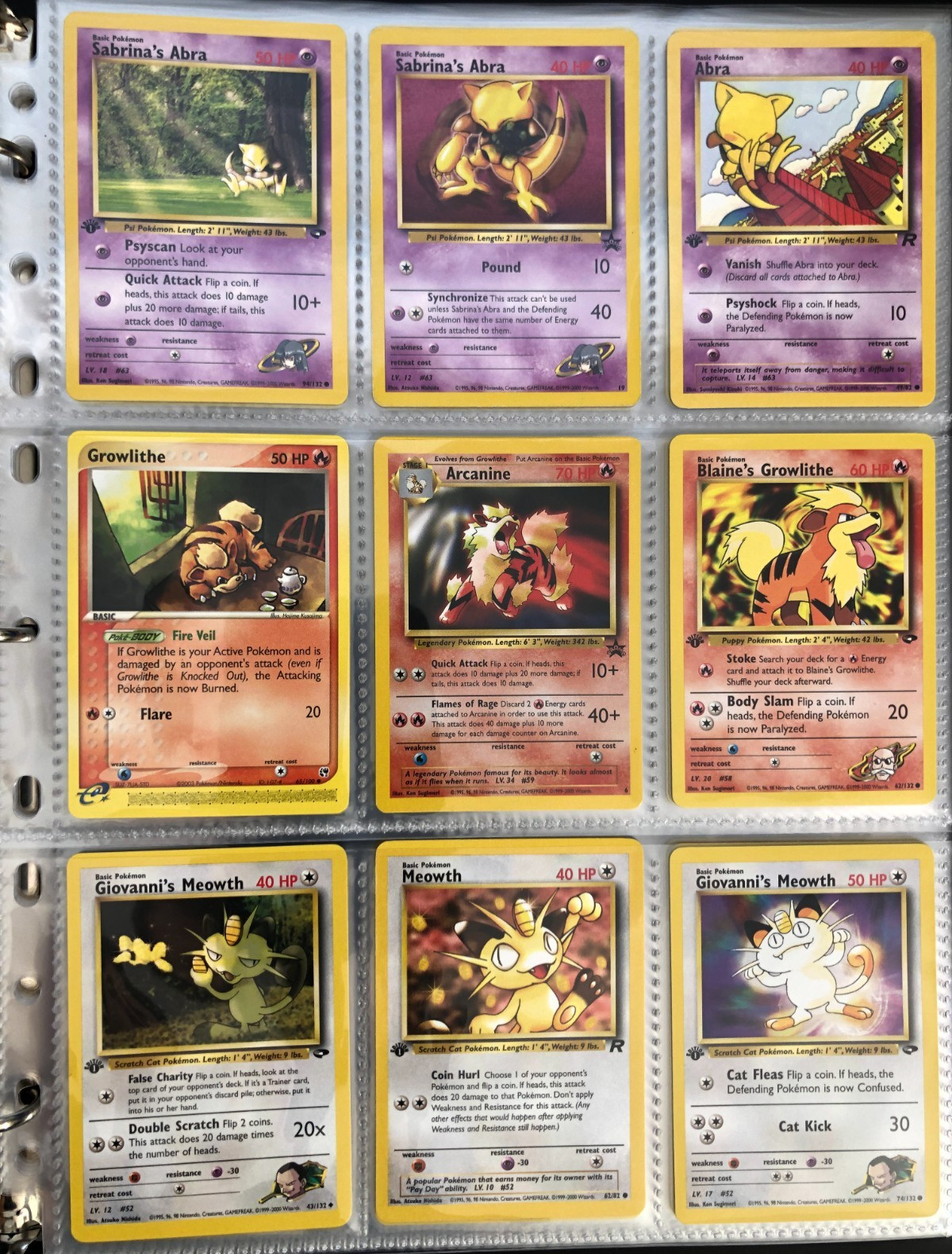 Vintage Pokémon Card Binder Lot - 1st Edition, WotC Promos & Rares 1999-2003