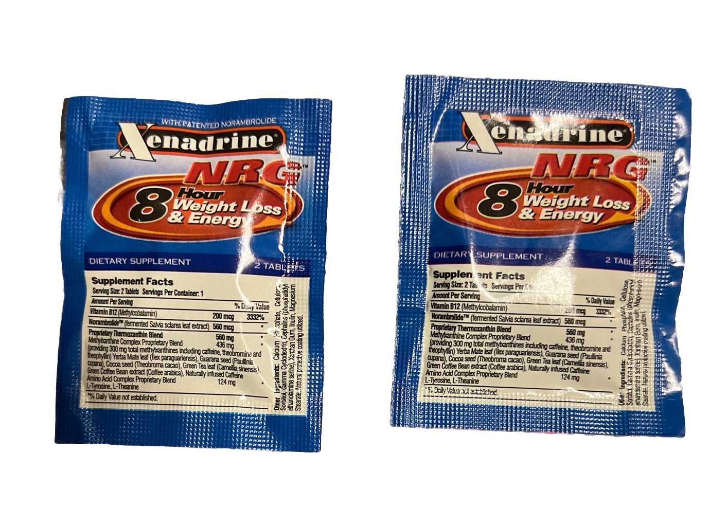 Xenadrine 4 Pack (2 Packs of 2 Pills) Xenadrine 4 Pack (2 Packs of 2 Pills)