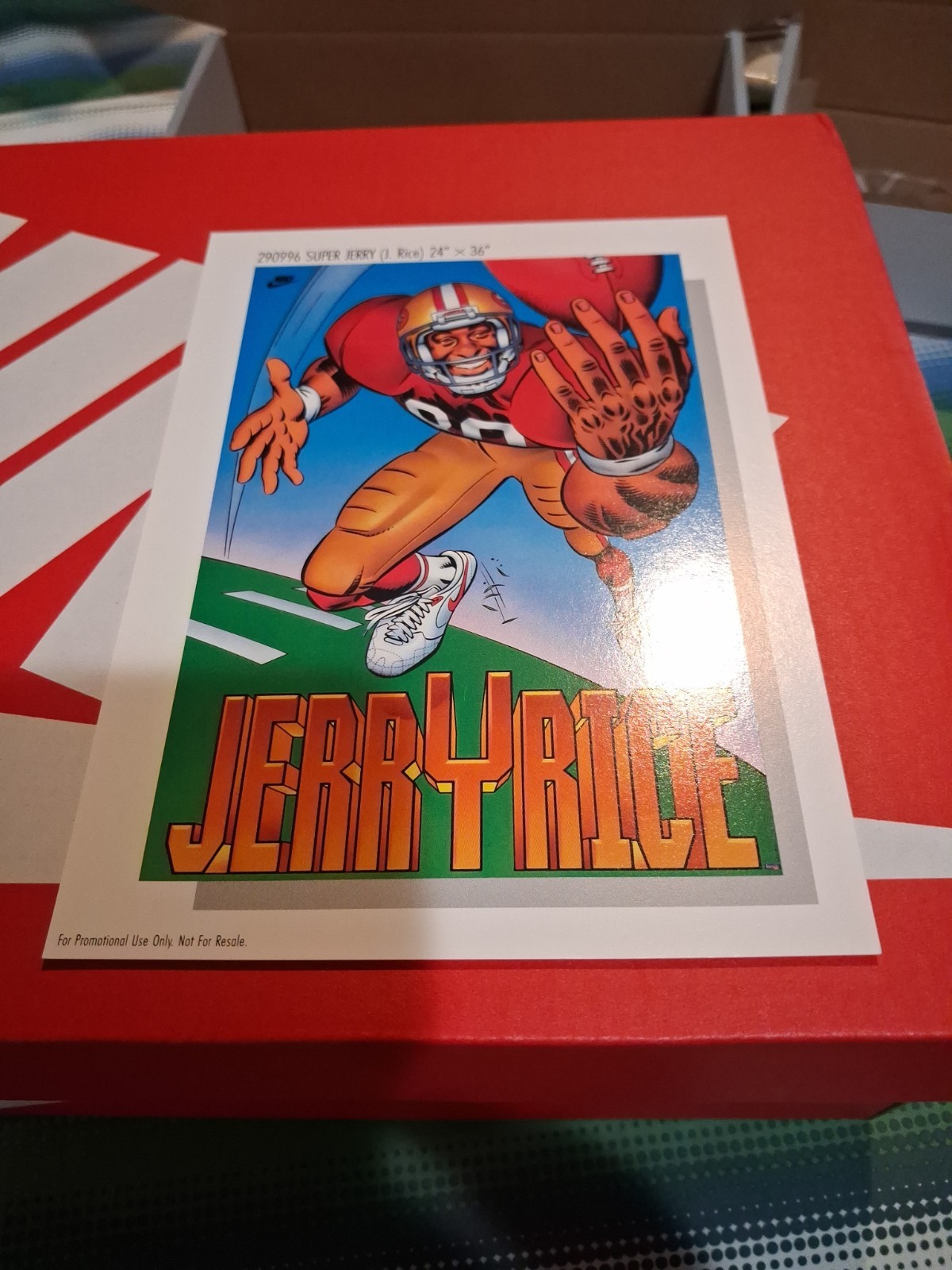Vintage 1980s Nike 5x7 Poster Card 