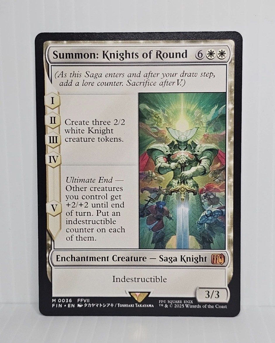 Wizards of the Coast Summon: Knights of Round Final Fantasy Mythic 0036 English Wizards of the Coast Summon: Knights of Round Final Fantasy Mythic 0036 English