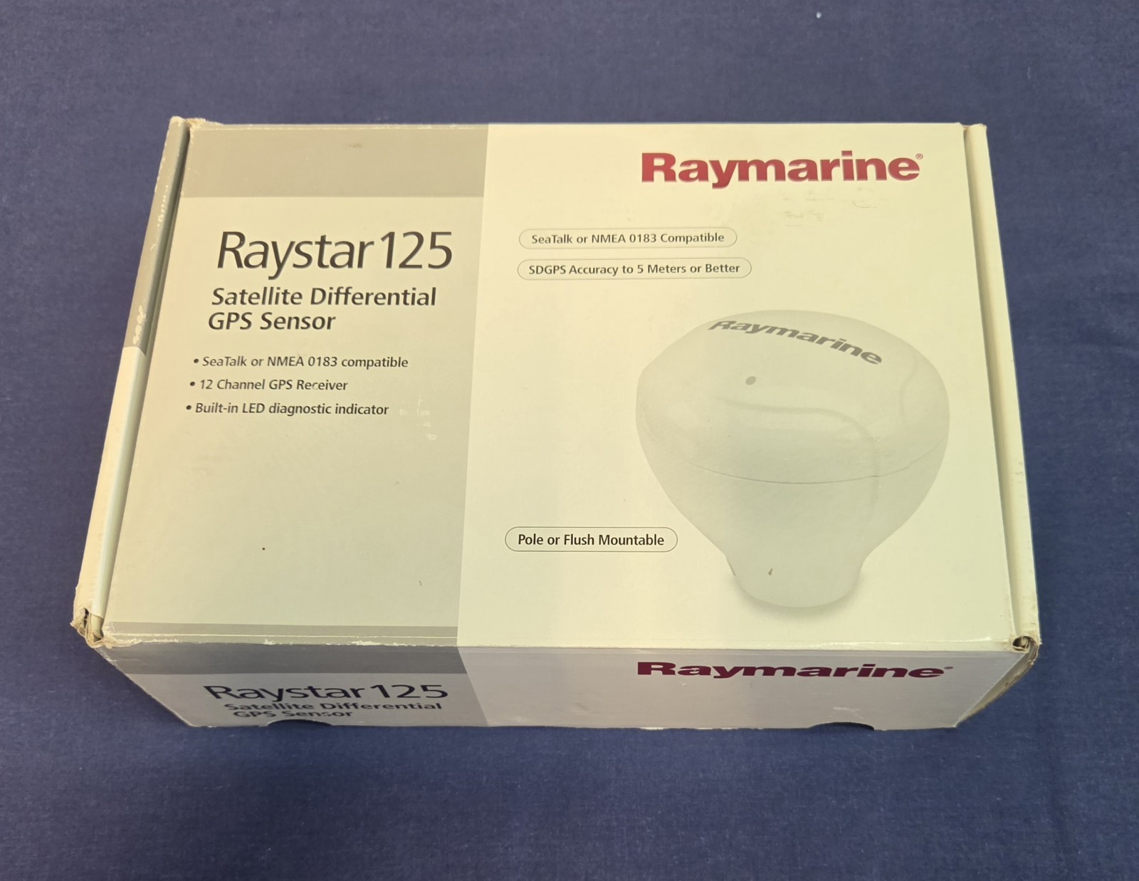 Raymarine Raystar RS125 GPS Antenna Receiver- New Unit- Raymarine Raystar RS125 GPS Antenna Receiver- New Unit-