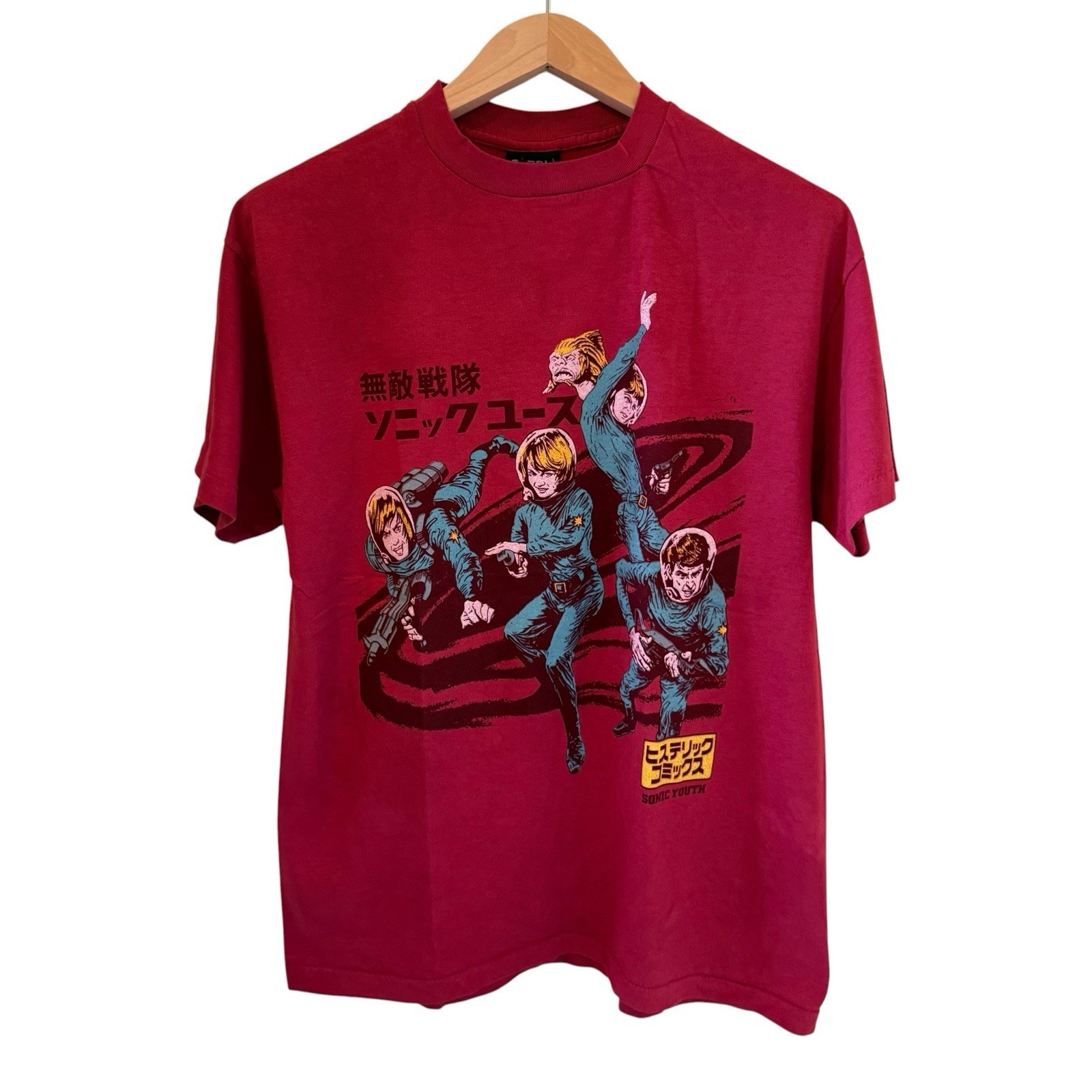 1992 SONIC YOUTH VINTAGE DIRTY ASTRONAUTS Vintage 90s Band Tour L Shirt REPRINT 1992 SONIC YOUTH VINTAGE DIRTY ASTRONAUTS Vintage 90s Band Tour L Shirt REPRINT