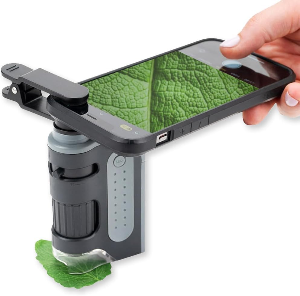 Carson Microbrite Portable Digital Pocket Microscope for Kids or Adults, Accurat