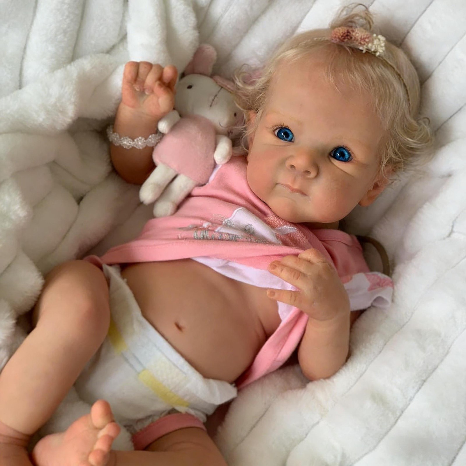 18 Inch Reborn Baby Dolls Full Body Vinyl Girl Washable Newborn Doll Xmas Gift