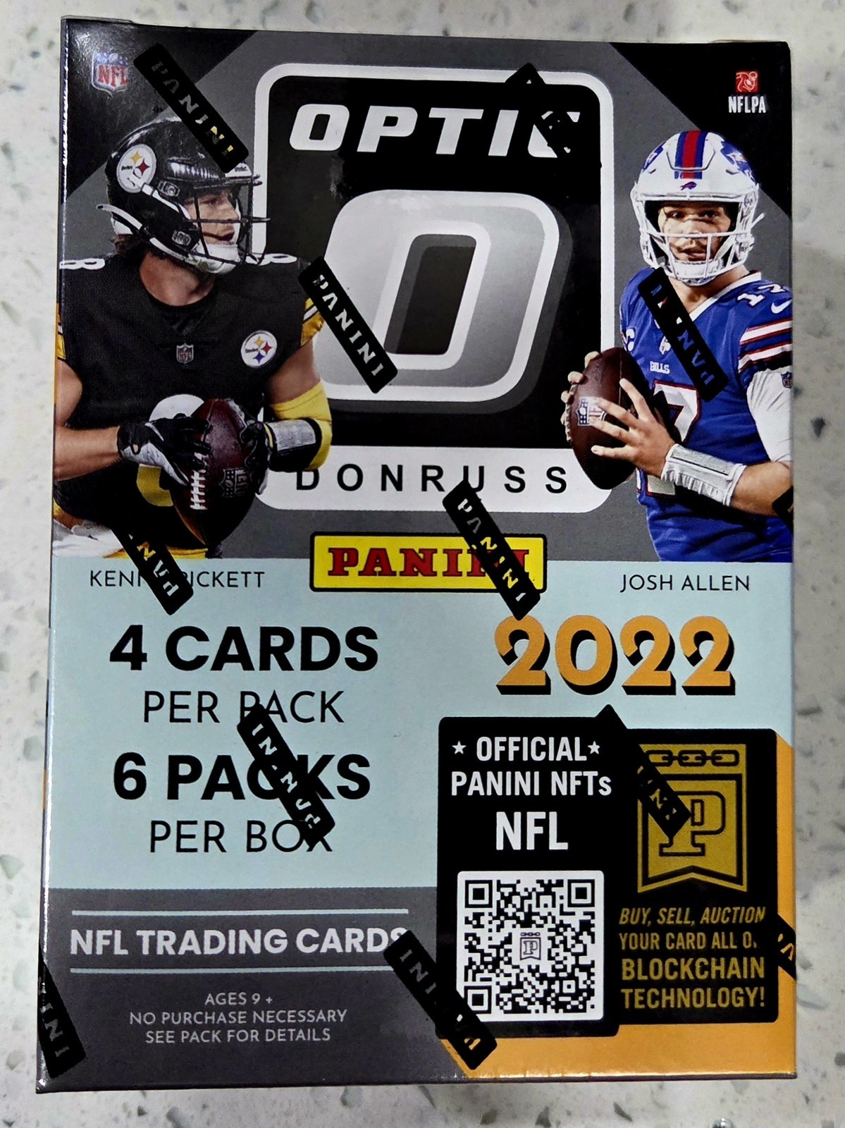 2022 PANINI DONRUSS OPTIC NFL FANATICS EXCLUSIVE BLASTER BOX PURDY RC DOWNTOWN