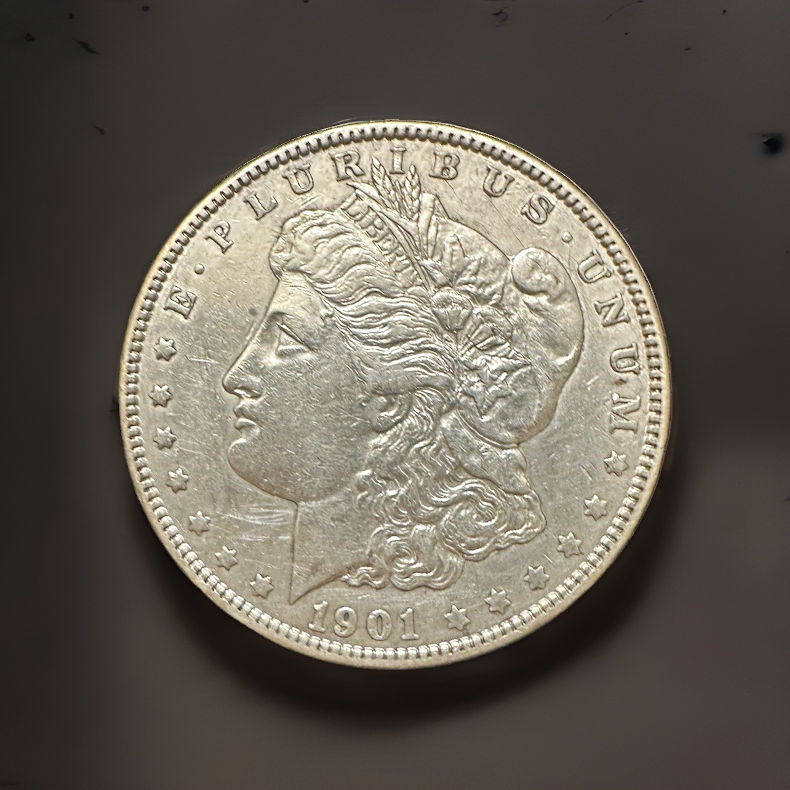 1901 Morgan Silver $1 Dollar Coin Philadelphia (Key date) Strike KM#110 1901 Morgan Silver $1 Dollar Coin Philadelphia (Key date) Strike KM#110