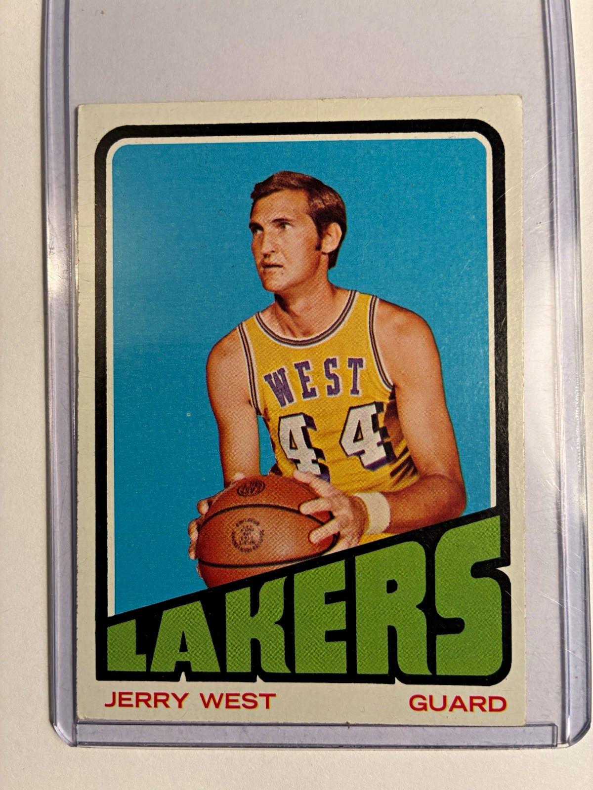 Topps 1972-73 #75 Jerry West Los Angeles Lakers NBA Basketball Card [Base]