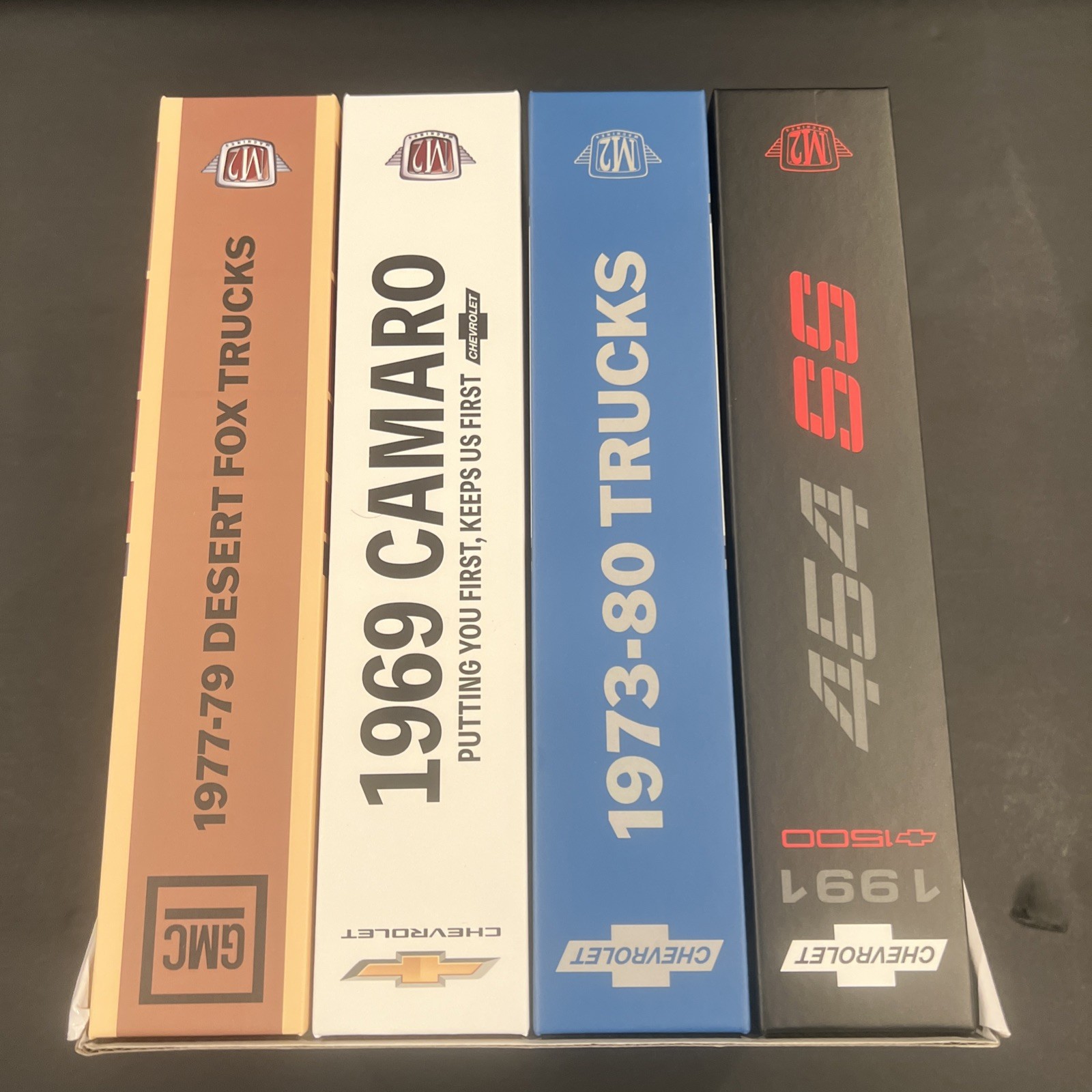 M2 Machines 1:64 Shadow Box Complete Set lot of 4 with Sleeve 2026 M2 Machines 1:64 Shadow Box Complete Set lot of 4 with Sleeve 2026