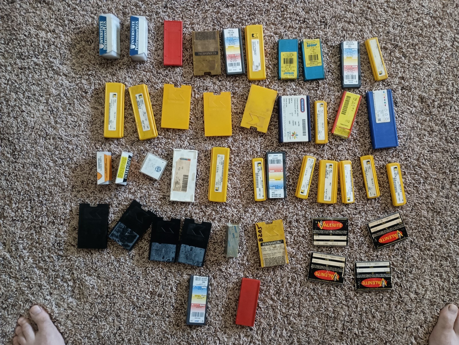 Large Lot Of Various Carbide Inserts Large Lot Of Various Carbide Inserts