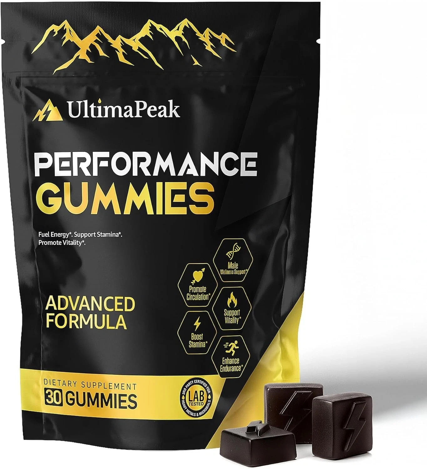 UltimaPeak Pure Himalayan Shilajit Gummies with 30 Count (Pack of 1) UltimaPeak Pure Himalayan Shilajit Gummies with 30 Count (Pack of 1)