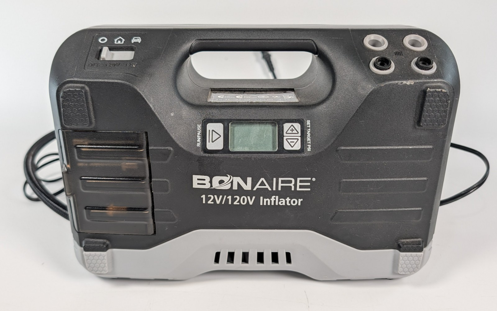 Bonaire Dual Power Inflator 12V/120V Auto Shut-Off Digital - Tested