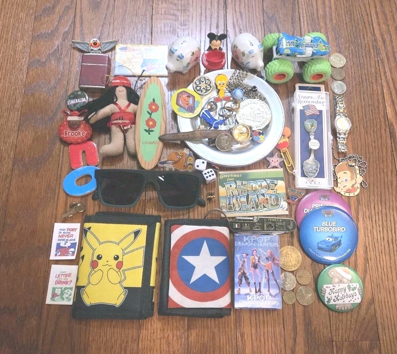 Vintage Junk Drawer Lot Watches Jewelry 
