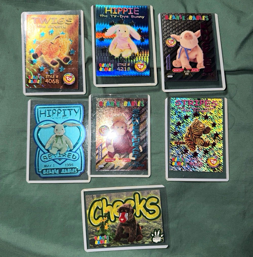 Ty Beanie Babies McDonald\'s Happy Meal Plush & Card Lot 1999 Vintage Ty Beanie Babies McDonald\'s Happy Meal Plush & Card Lot 1999 Vintage