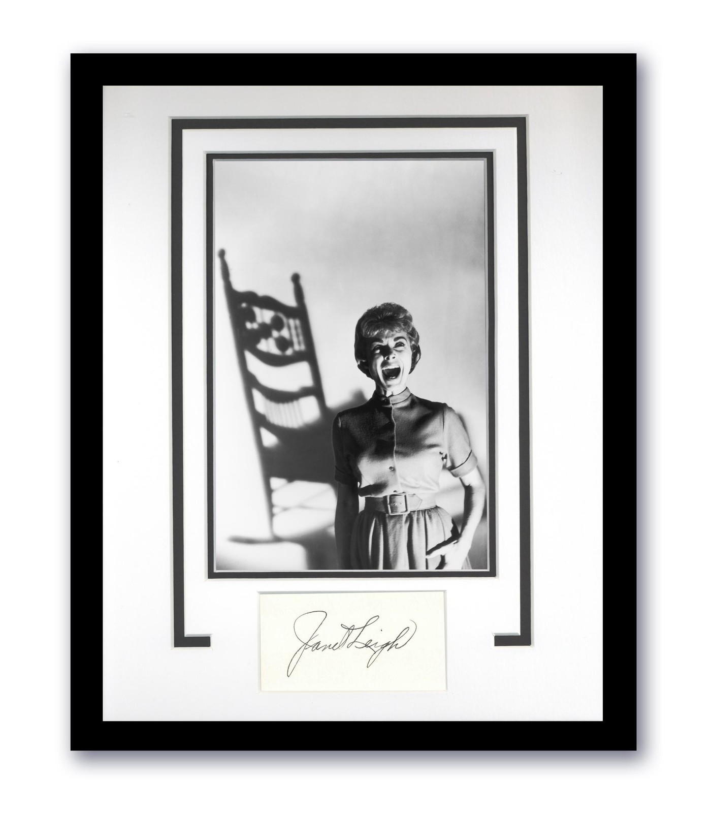 Psycho Janet Leigh Autographed Signed 11x14 Framed Photo Hitchcock Horror ACOA