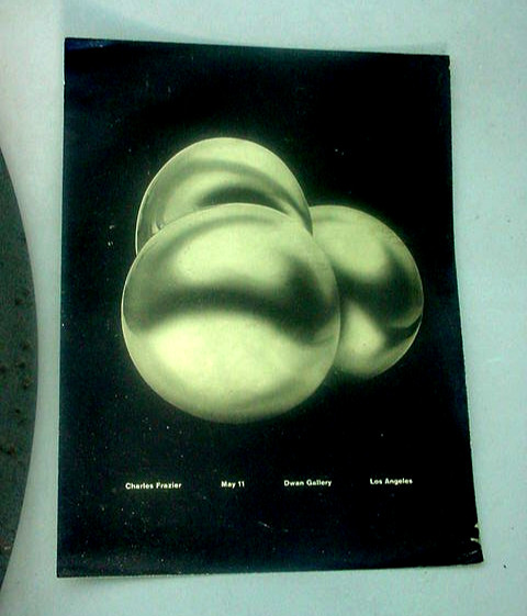 Rare Charles Frazier 1965 Gallery Advertisement Poster Dwan LA CA Pop Art MCM