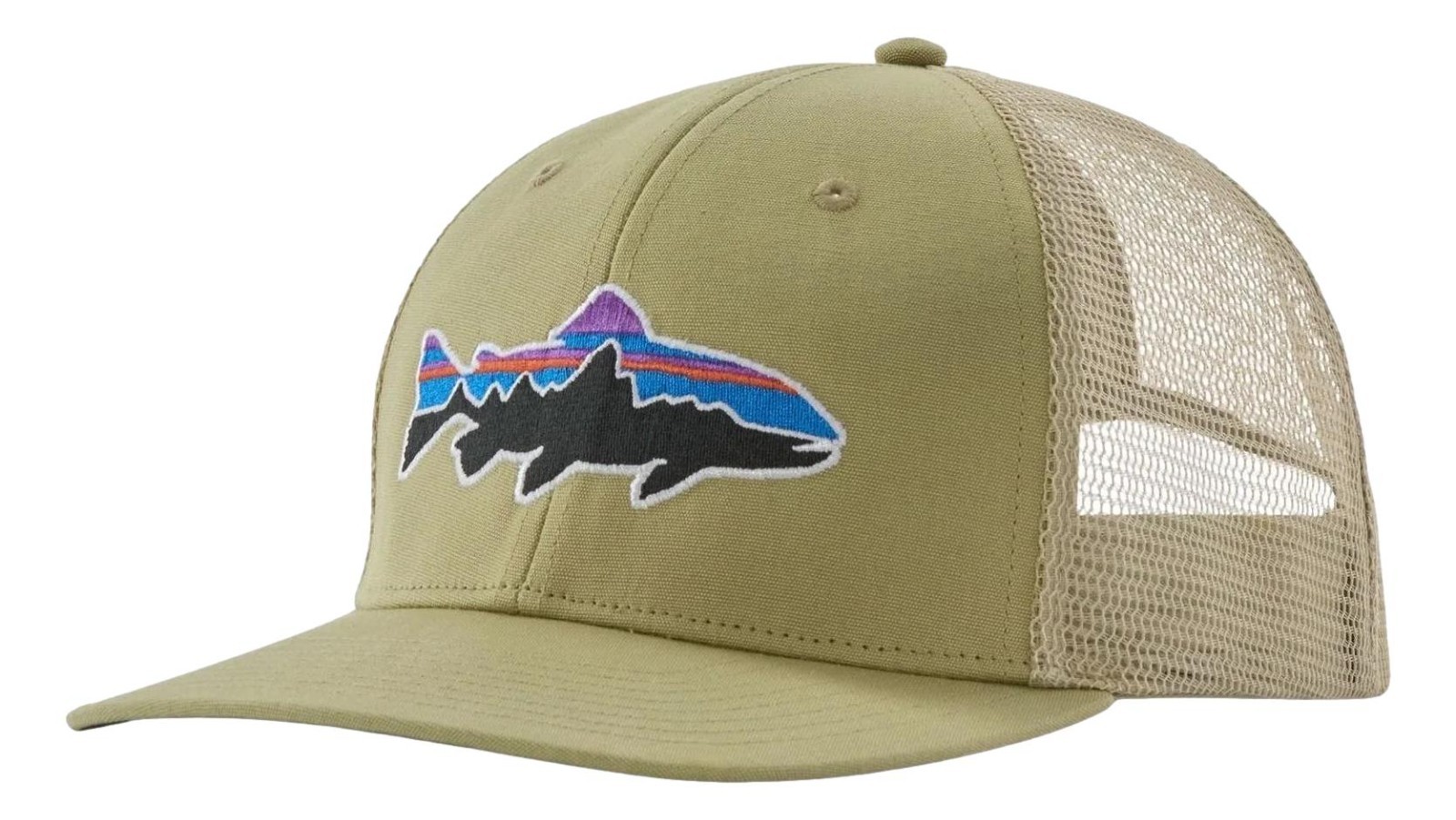 Patagonia Men\'s Fitz Roy Trout Trucker Hat Strapback Cap Patagonia Men\'s Fitz Roy Trout Trucker Hat Strapback Cap