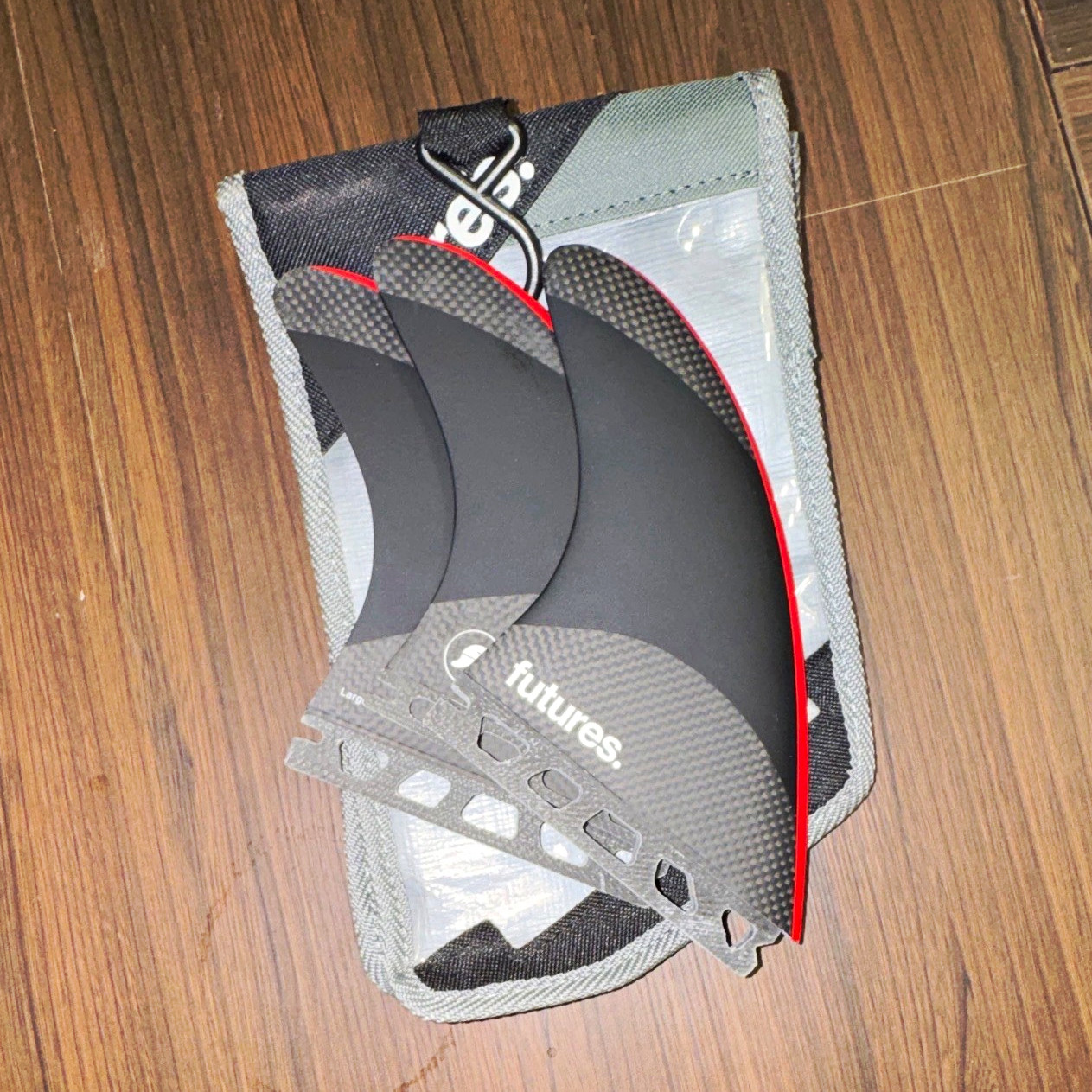 Brand New Futures JJF Large TechFlex Surfboard Fins Thruster Set of 3 Tri Fin