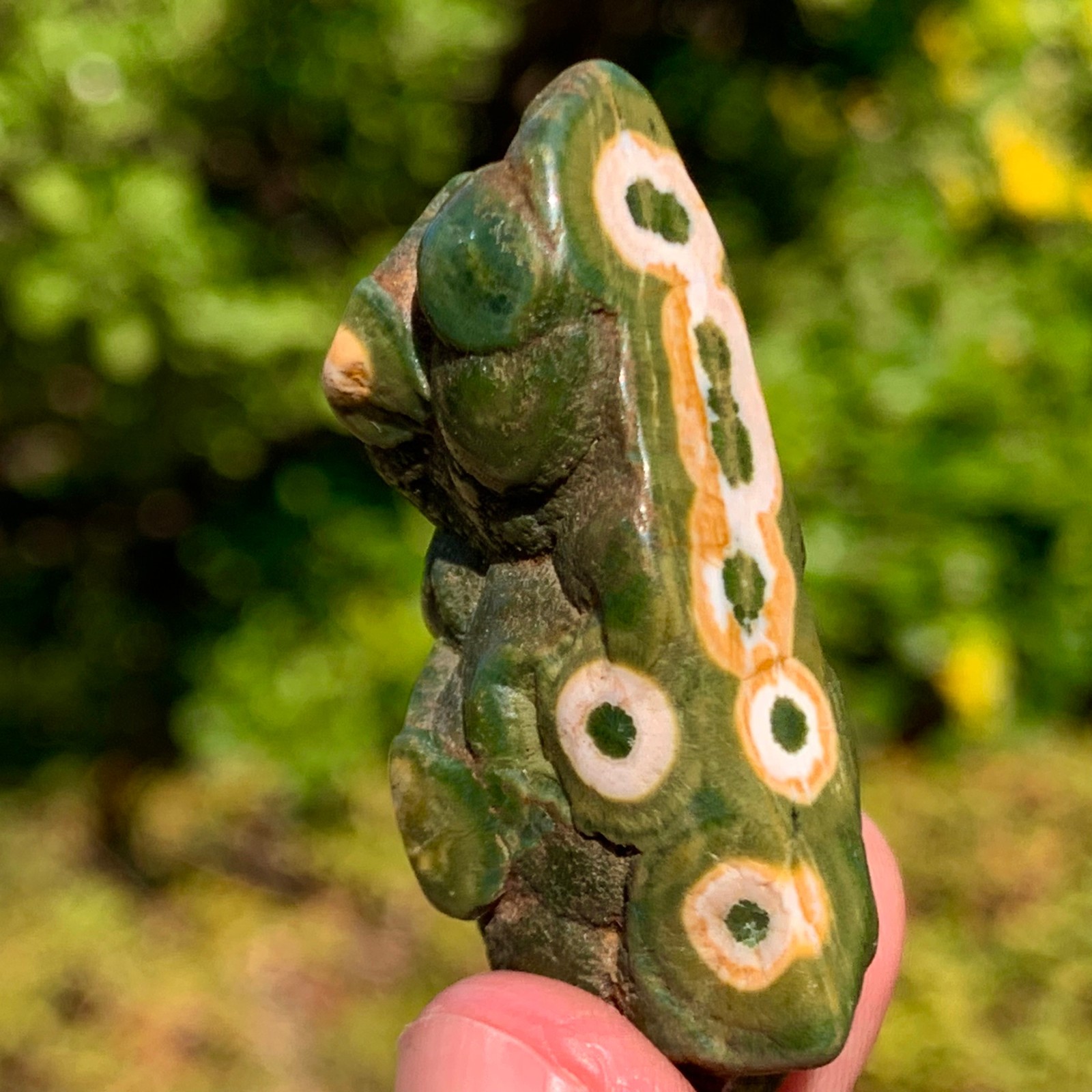 16G Natural Ocean Jasper Crystal SliceLarge Specimen Healing- Museum
