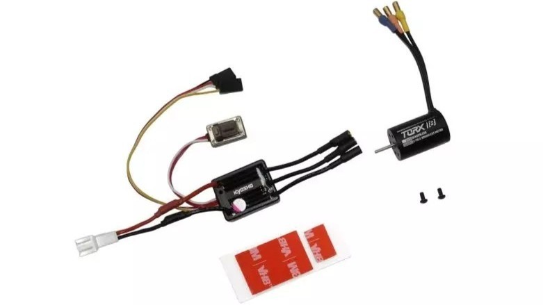 KYOSHO SPEED HOUSE Hanging On Racer Brushless Combo Set GPW23