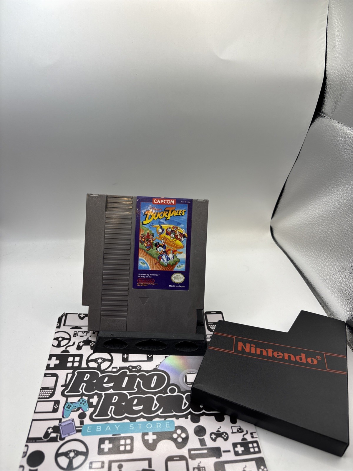Disney's DuckTales NES Nintendo 1989 With Nintendo Dust Cover / Tested VG