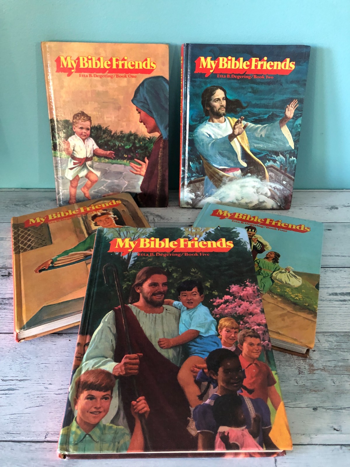 My Bible Friends Set: Books 1-5, Vintage 1977, Excellent Condition, Christian My Bible Friends Set: Books 1-5, Vintage 1977, Excellent Condition, Christian
