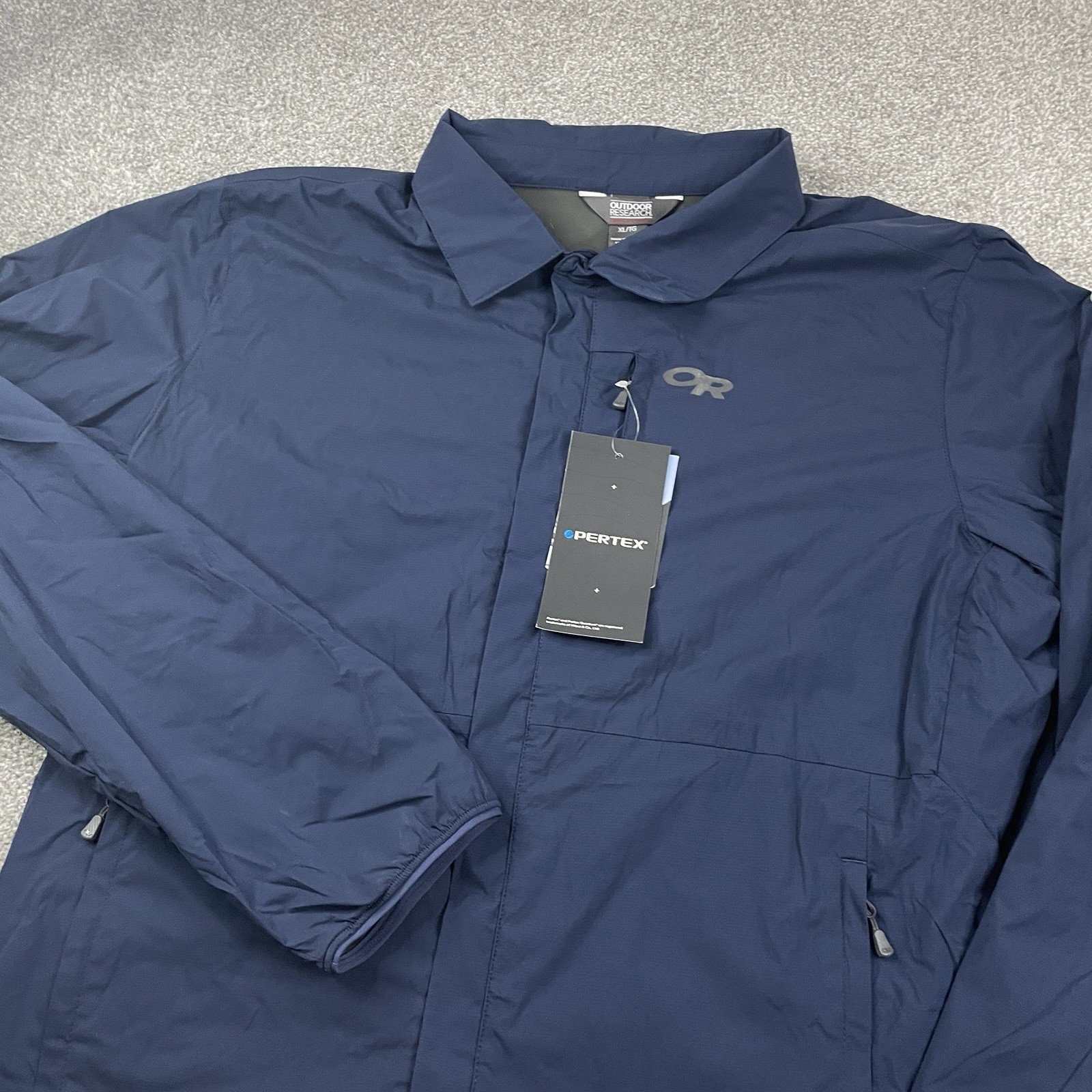 OUTDOOR RESEARCH Microlight Shirt Jacket Men XL Blue Pertex Quantum Hiking NWT OUTDOOR RESEARCH Microlight Shirt Jacket Men XL Blue Pertex Quantum Hiking NWT