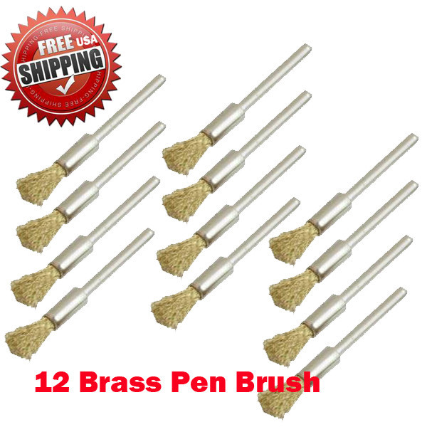 12  Rotary Brass Wire Brush Dremel 8220-2/28 395 4000 1/8\
