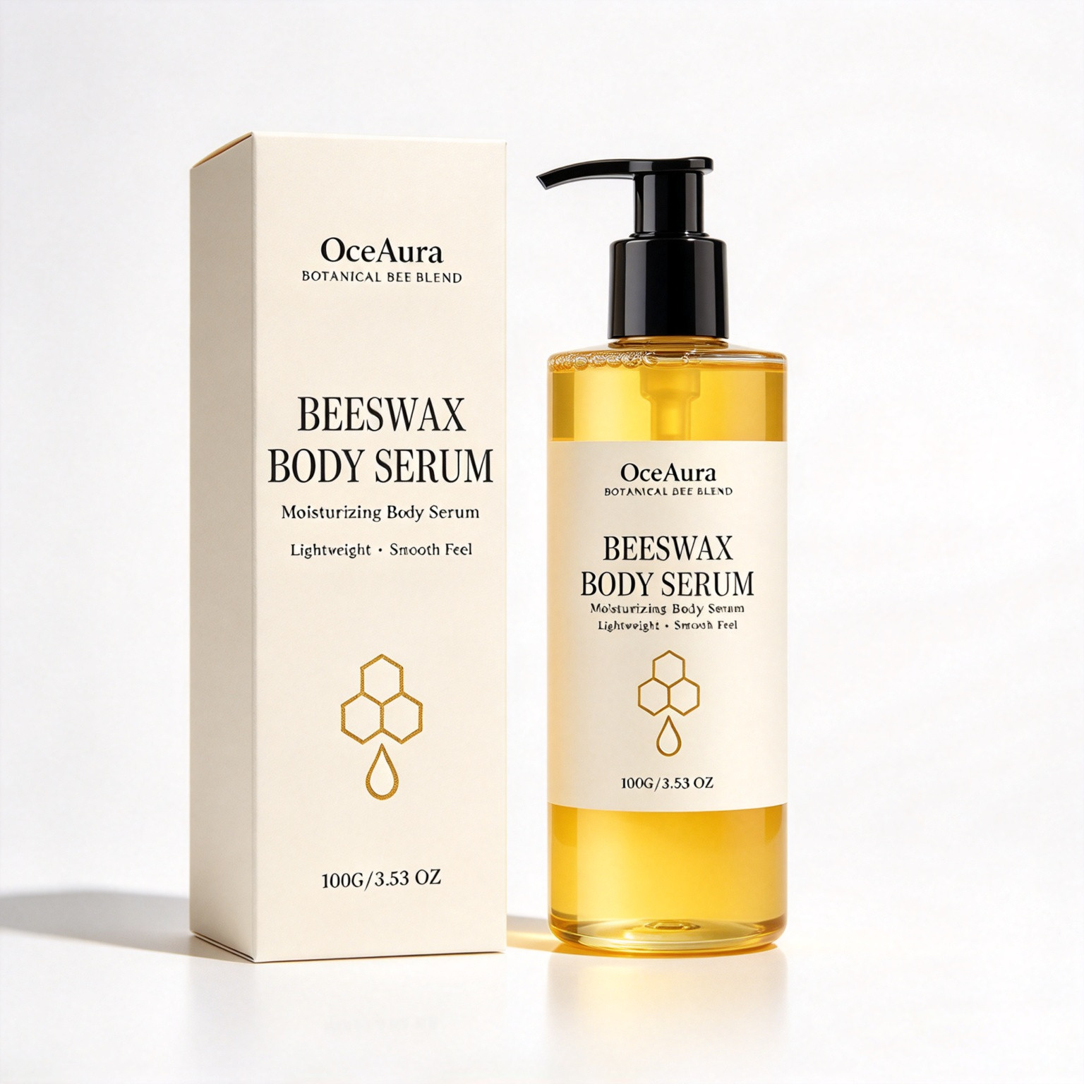 Beauty From Bees Body Serum,Beeswax Body Serum, Body Oil with Avocado,Castor