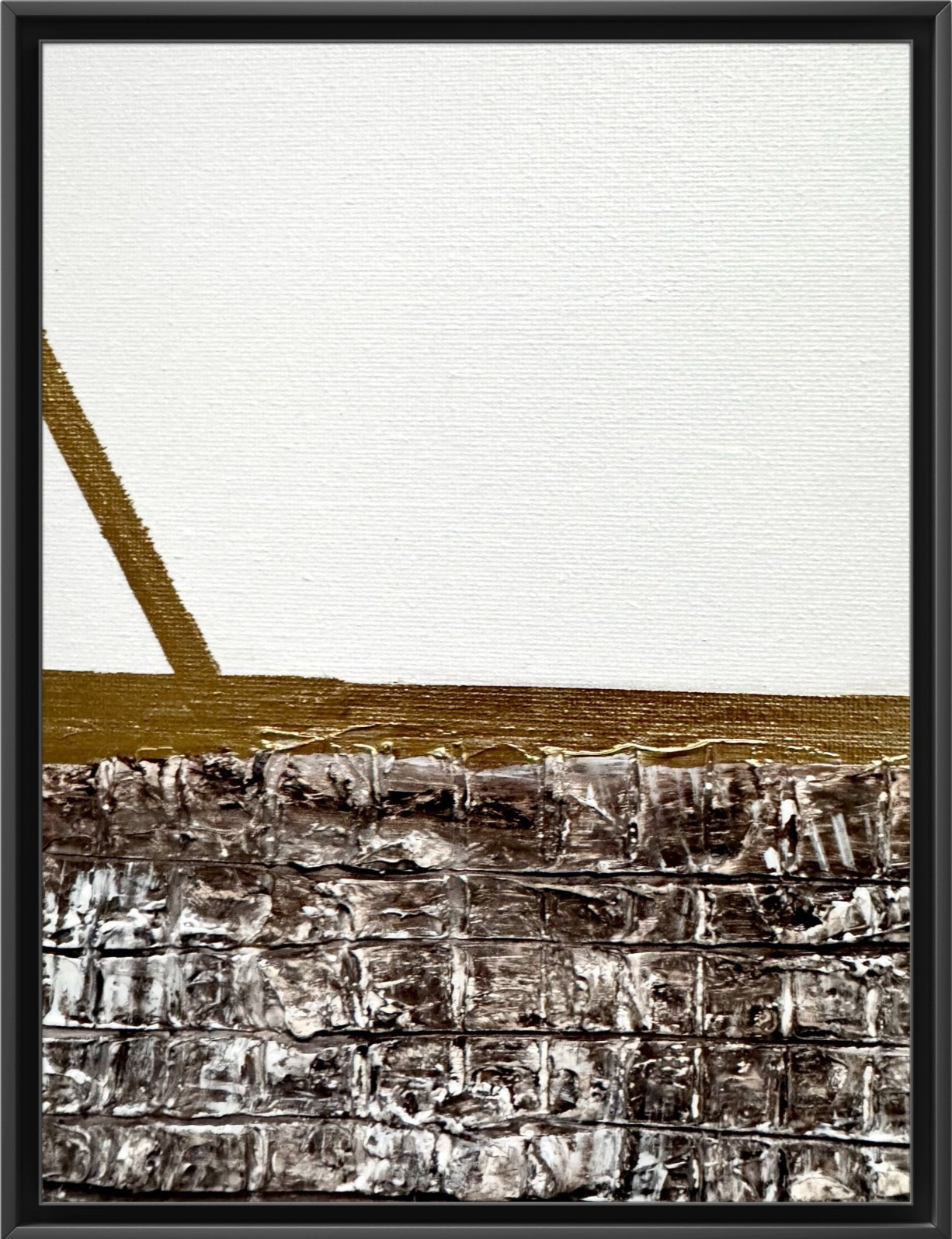 Rutenberg Abstract Texture Original Signed Mixed Media Art Painting 16x20