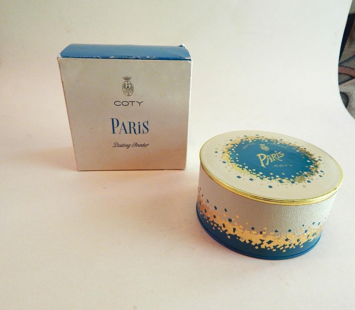 Vintage Coty, Paris Dusting Powder w Box, Never Used, 5.25 Oz