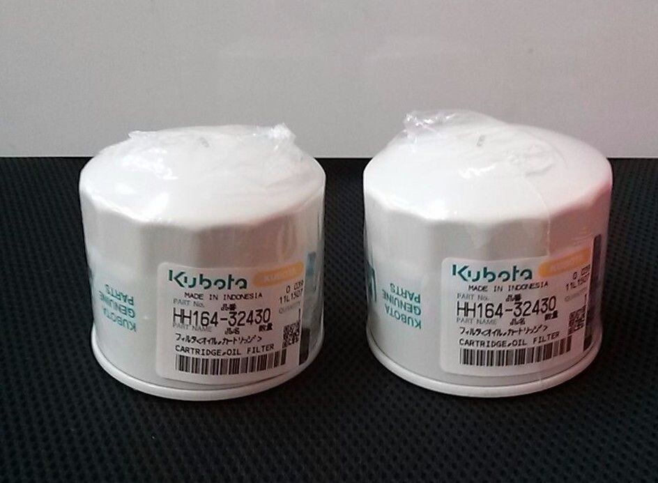 2 PACK HH164-32430 KUBOTA DIESEL OEM GENUINE ENGINE OIL FILTER 2 PACK HH164-32430 KUBOTA DIESEL OEM GENUINE ENGINE OIL FILTER