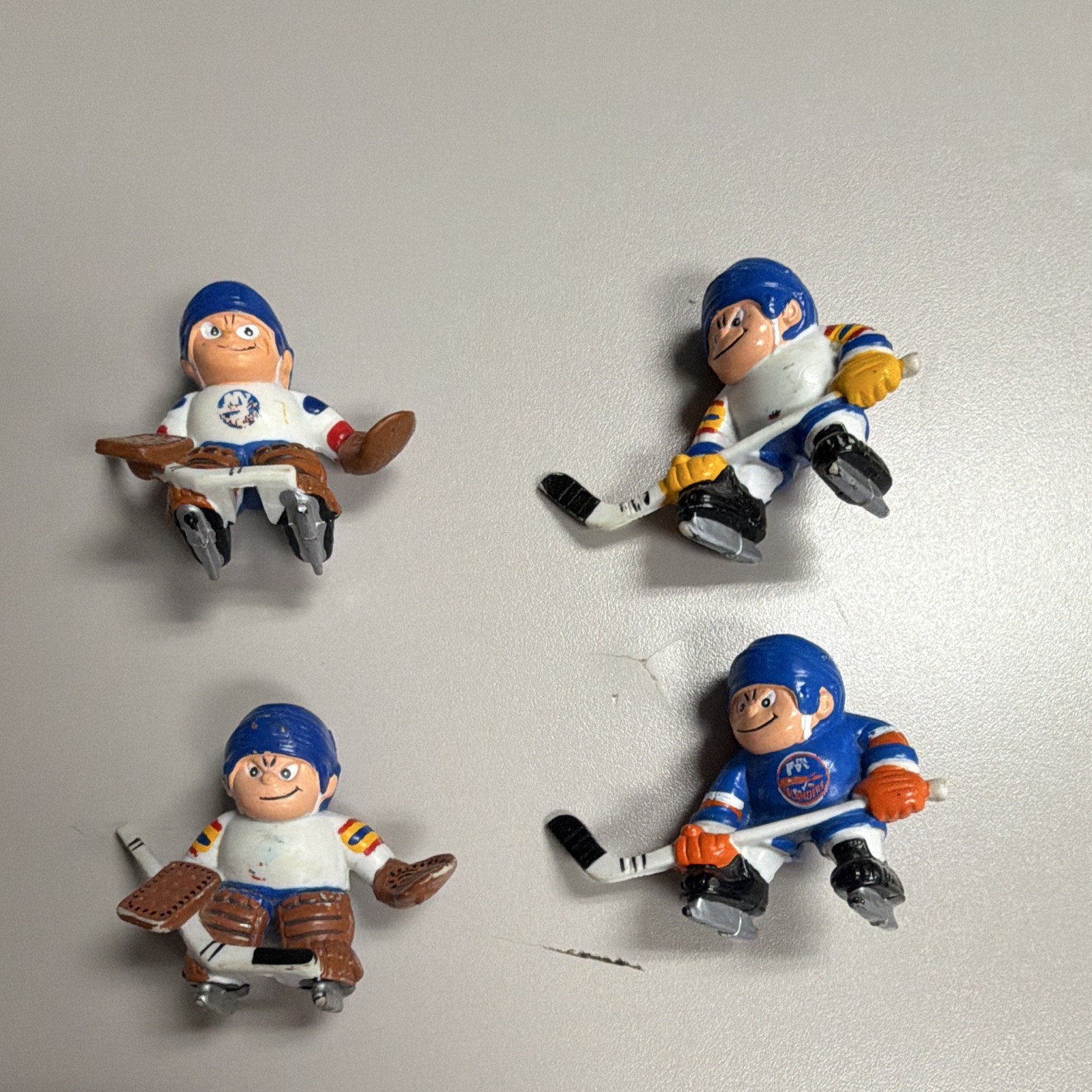 Vintage Lil’ Sports Brats/JFS NHLfigure lot of 4. 2 New York Islanders plus 2