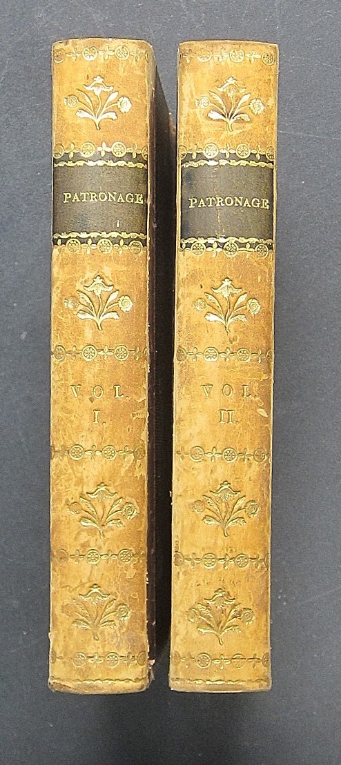 Maria Edgeworth: Patronage Volumes I & II 1814 / Half Leather Bindings London