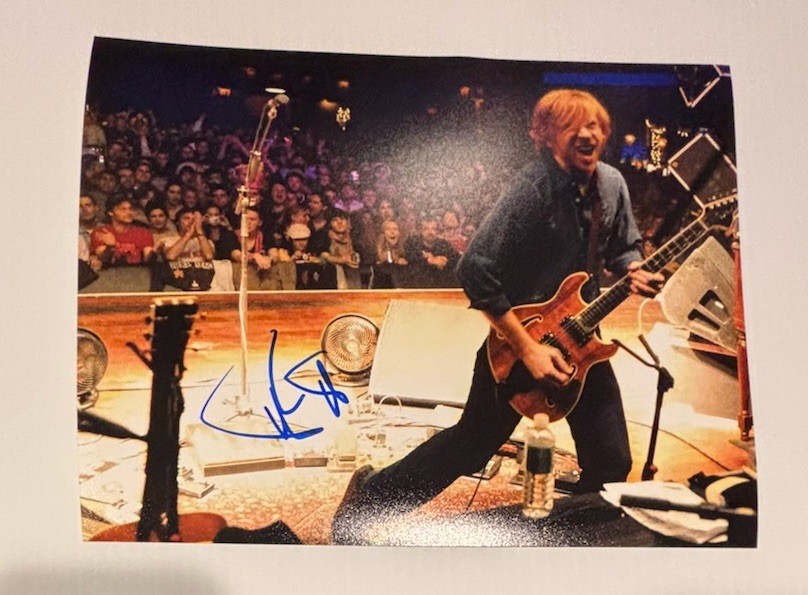 Trey Anastasio PHISH Band Music Star Signed Autographed 8x10 Photo Trey Anastasio PHISH Band Music Star Signed Autographed 8x10 Photo