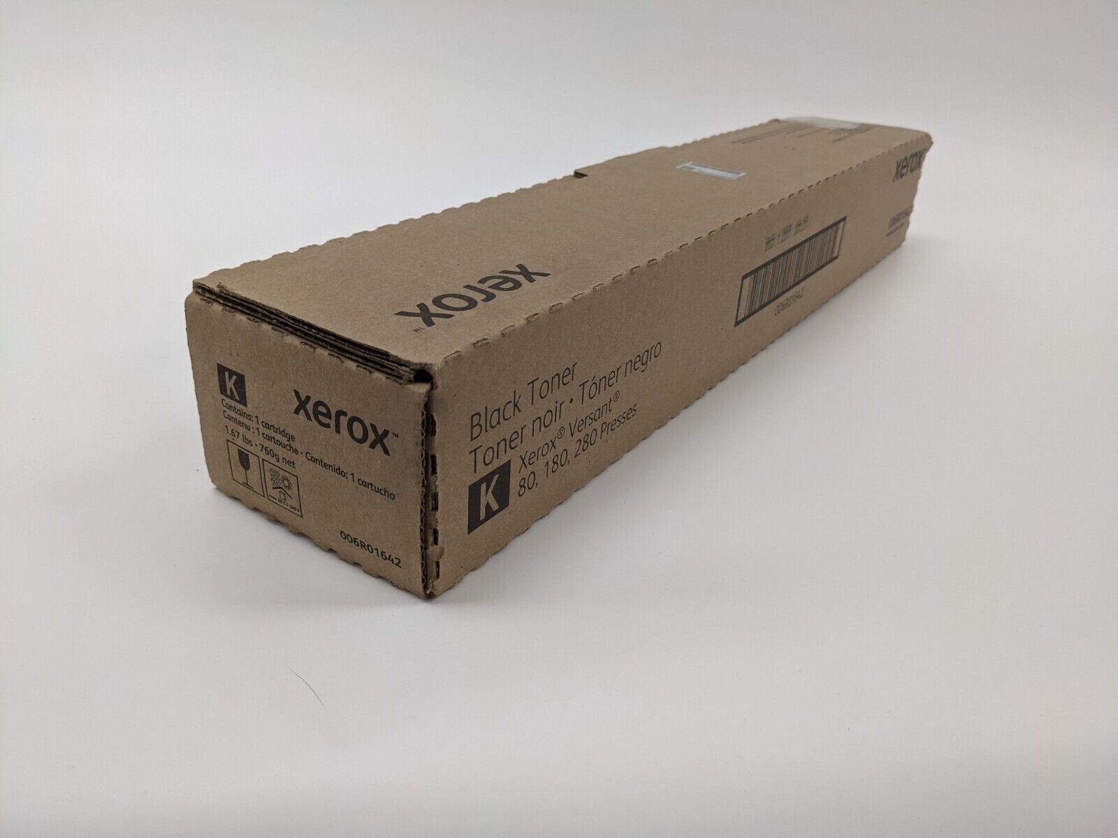 Xerox 006R01642 Black Toner Cartridge, Versant 80 Press, Versant 180 Press