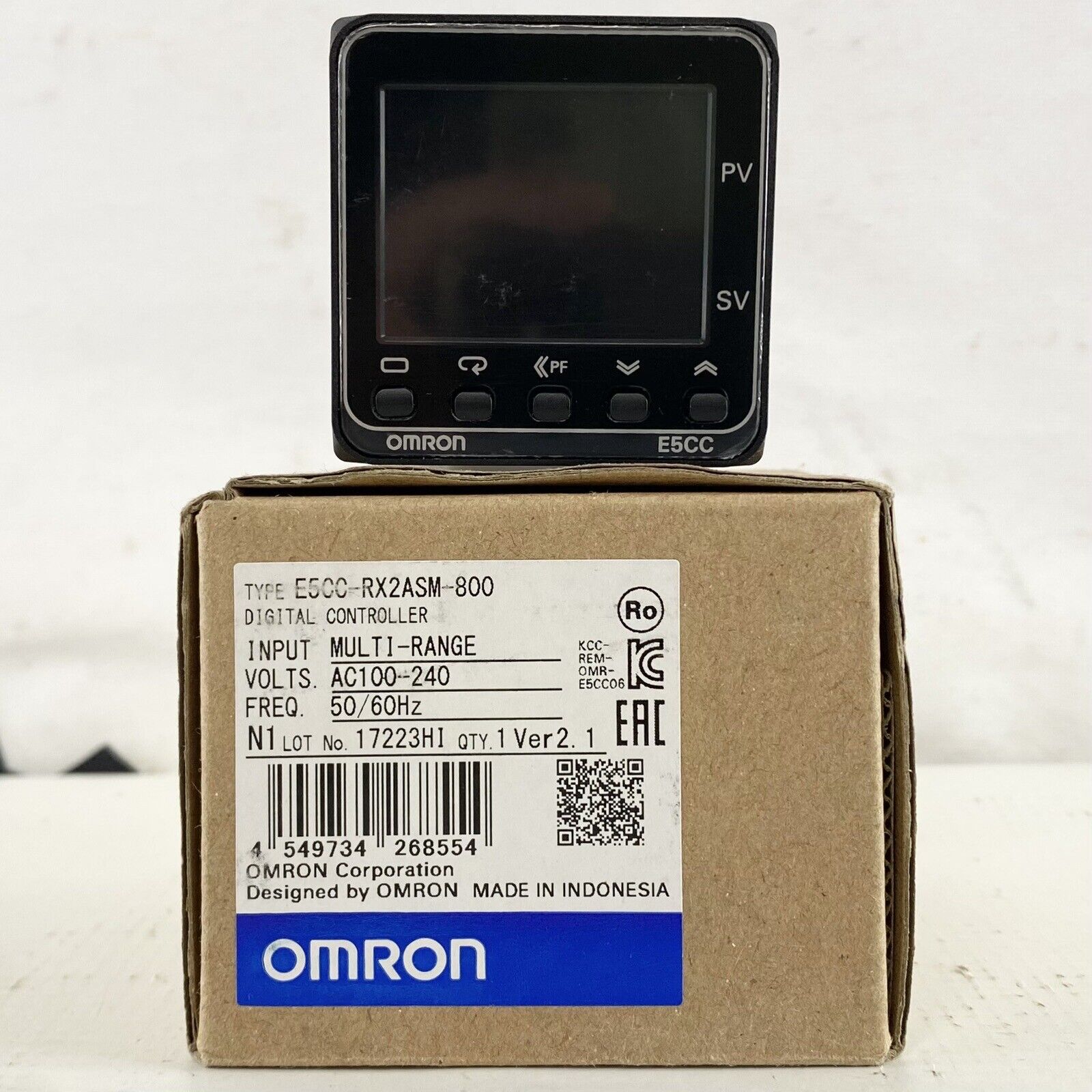 Omron E5CC-RX2ASM-800 Multi-Range Digital Controller SHIPS FROM USA