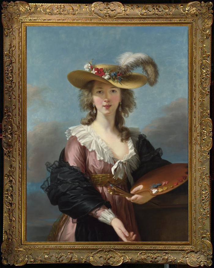 Hand Painted Oil Painting art noblewoman artist On Canvas Wall Art Decor 24\