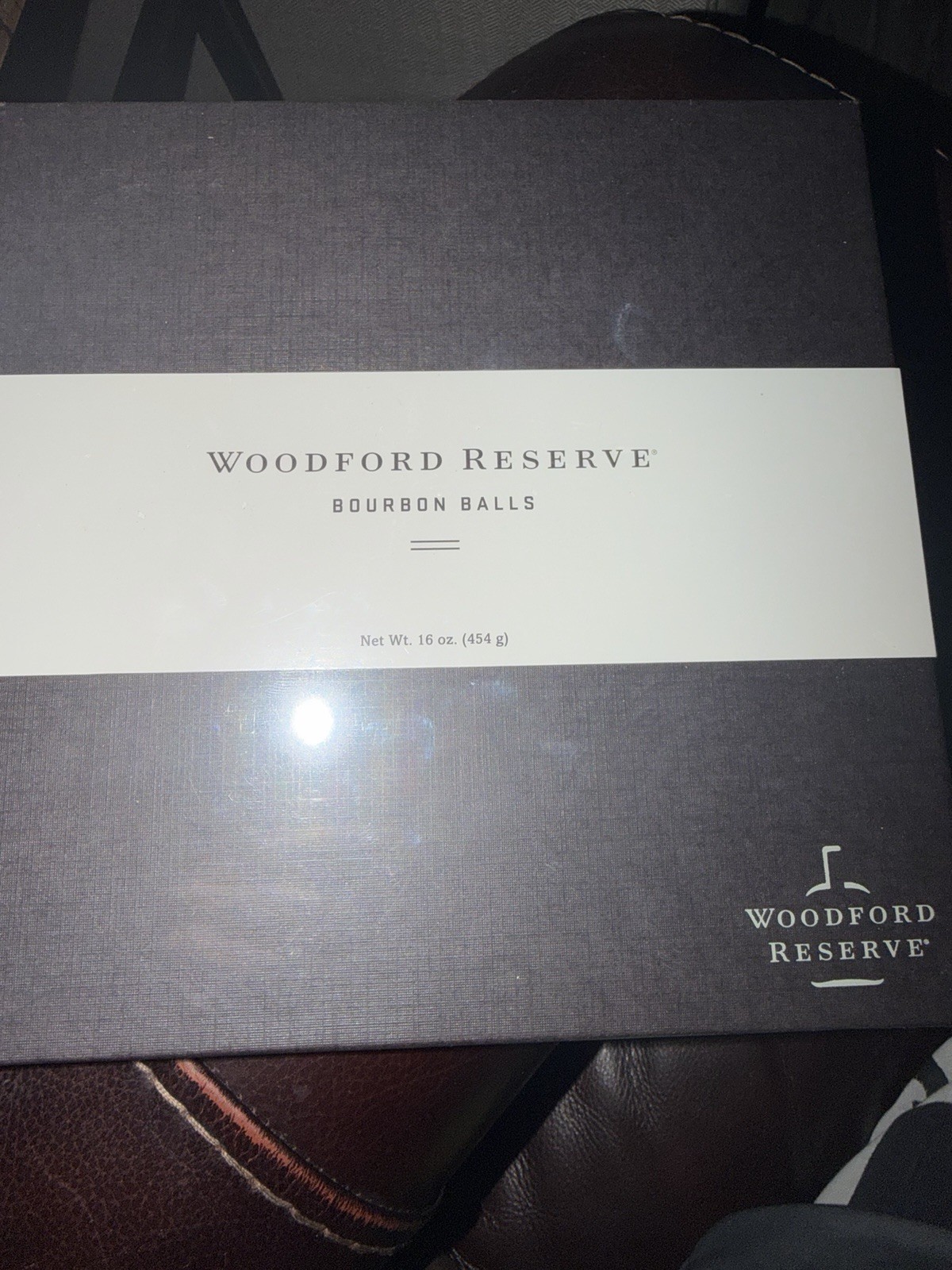 Premium Woodford Reserve Bourbon Balls with Sea Salt Gift Box, 30 Candies Per B